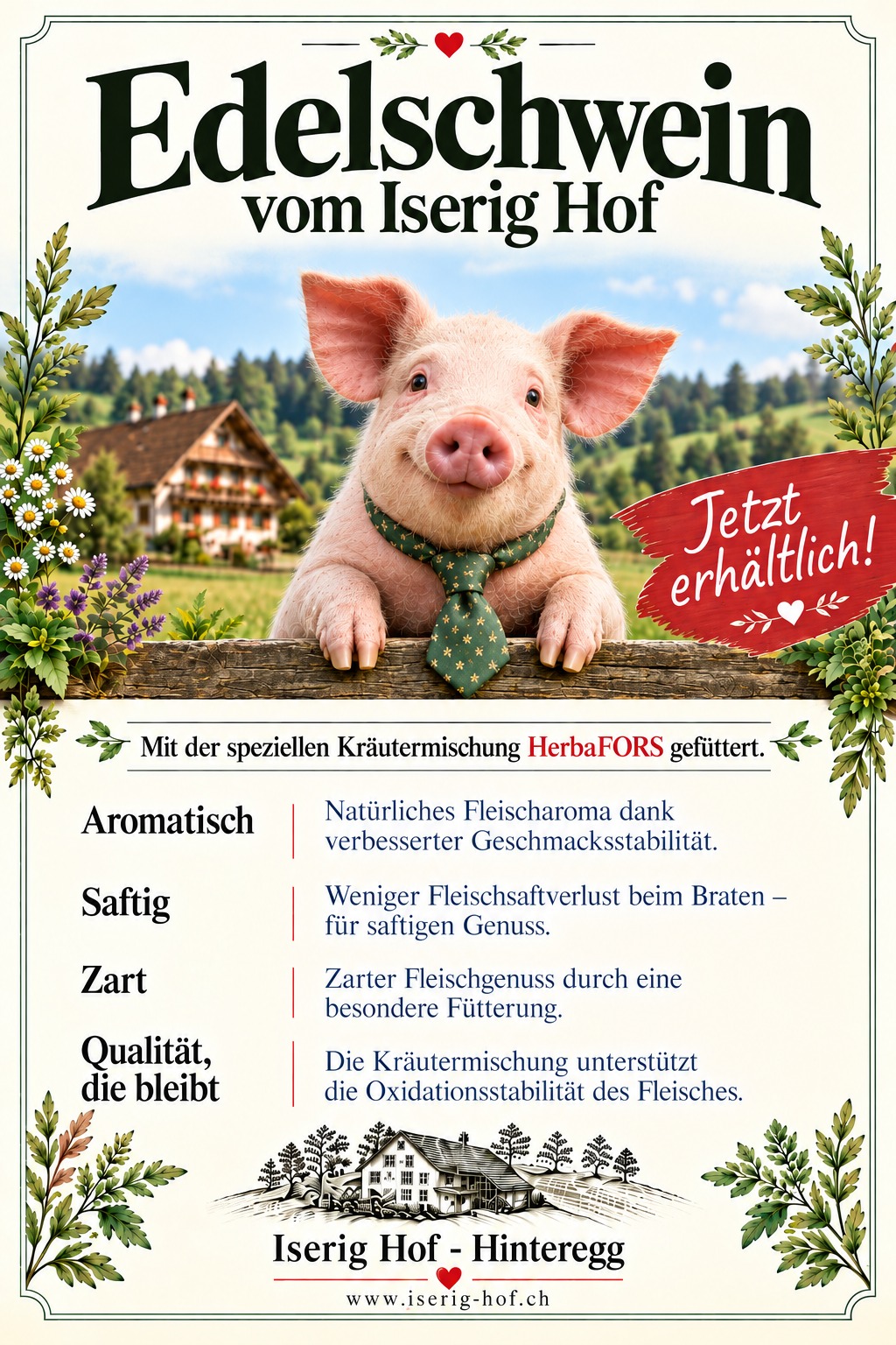 Edelschwein vom Iserig Hof - Jetzt erhältlich
